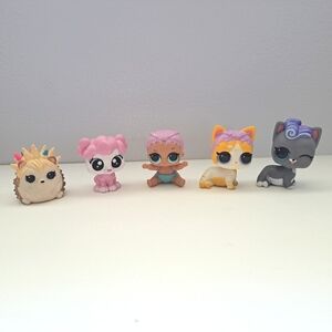 LOL Dolls | mini pets & baby poodle , cats ,hedgehog
